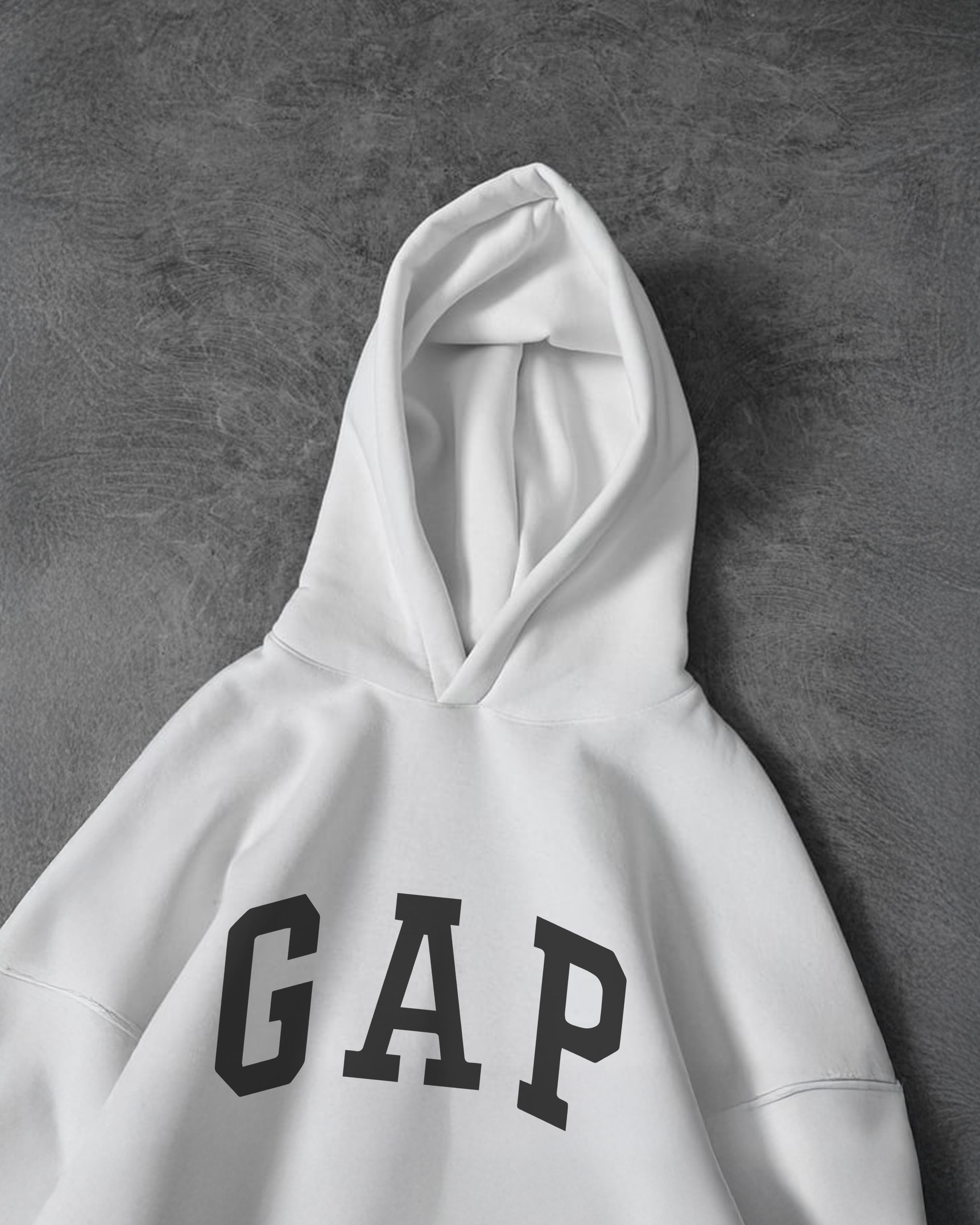 (GAP) OVERSIZE COTTON HOODIES (WHITE)