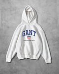 (GANT) OVERSIZE COTTON HOODIES (WHITE)