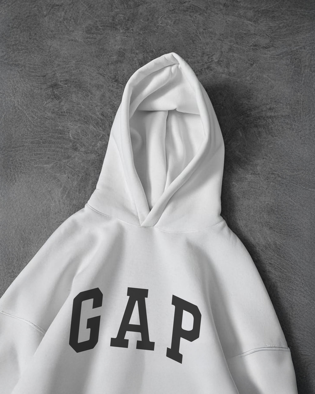 (GAP) OVERSIZE COTTON HOODIES (WHITE)