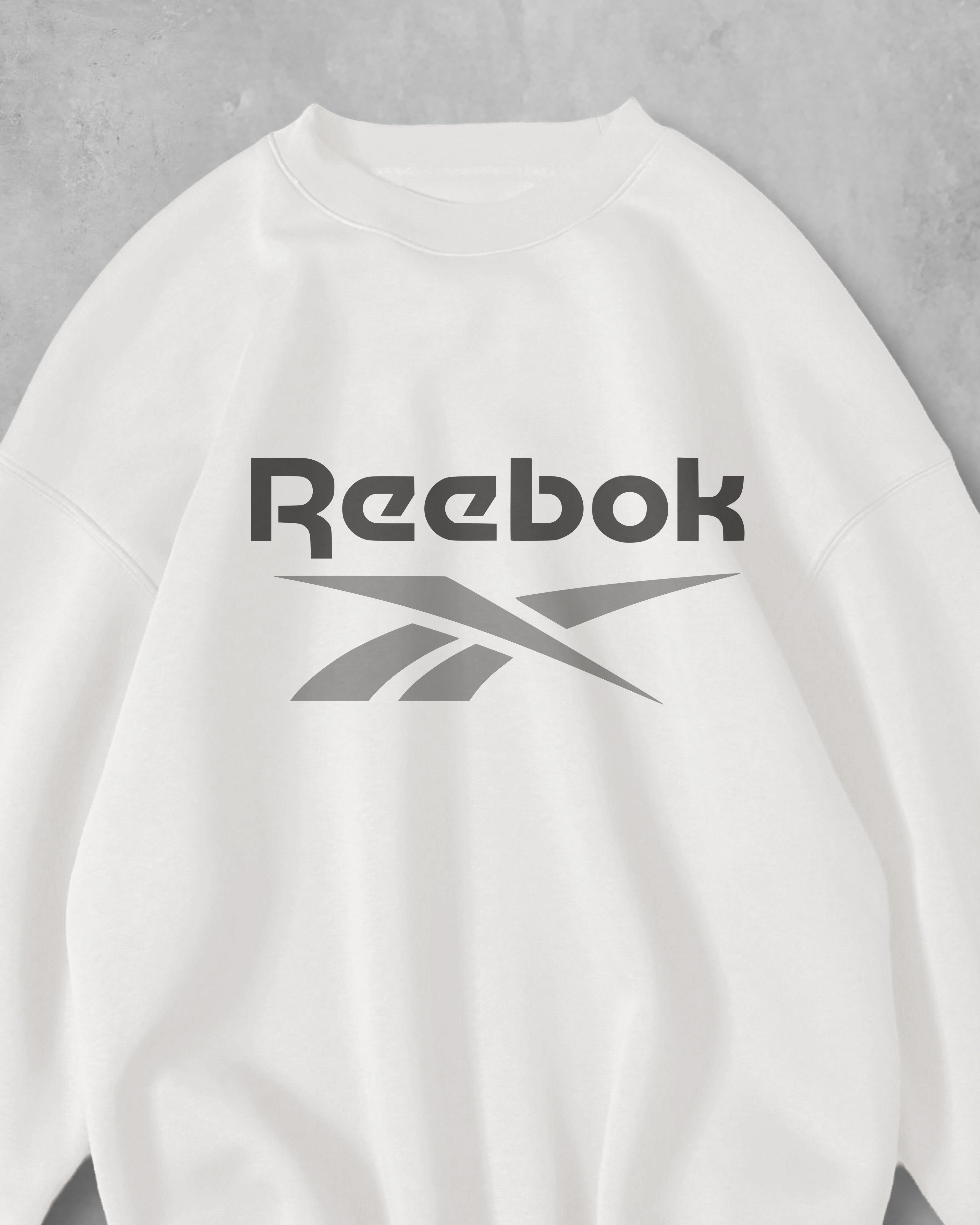 (REBOOK) OVERSIZE COTTON ROUND NECK (WHITE)