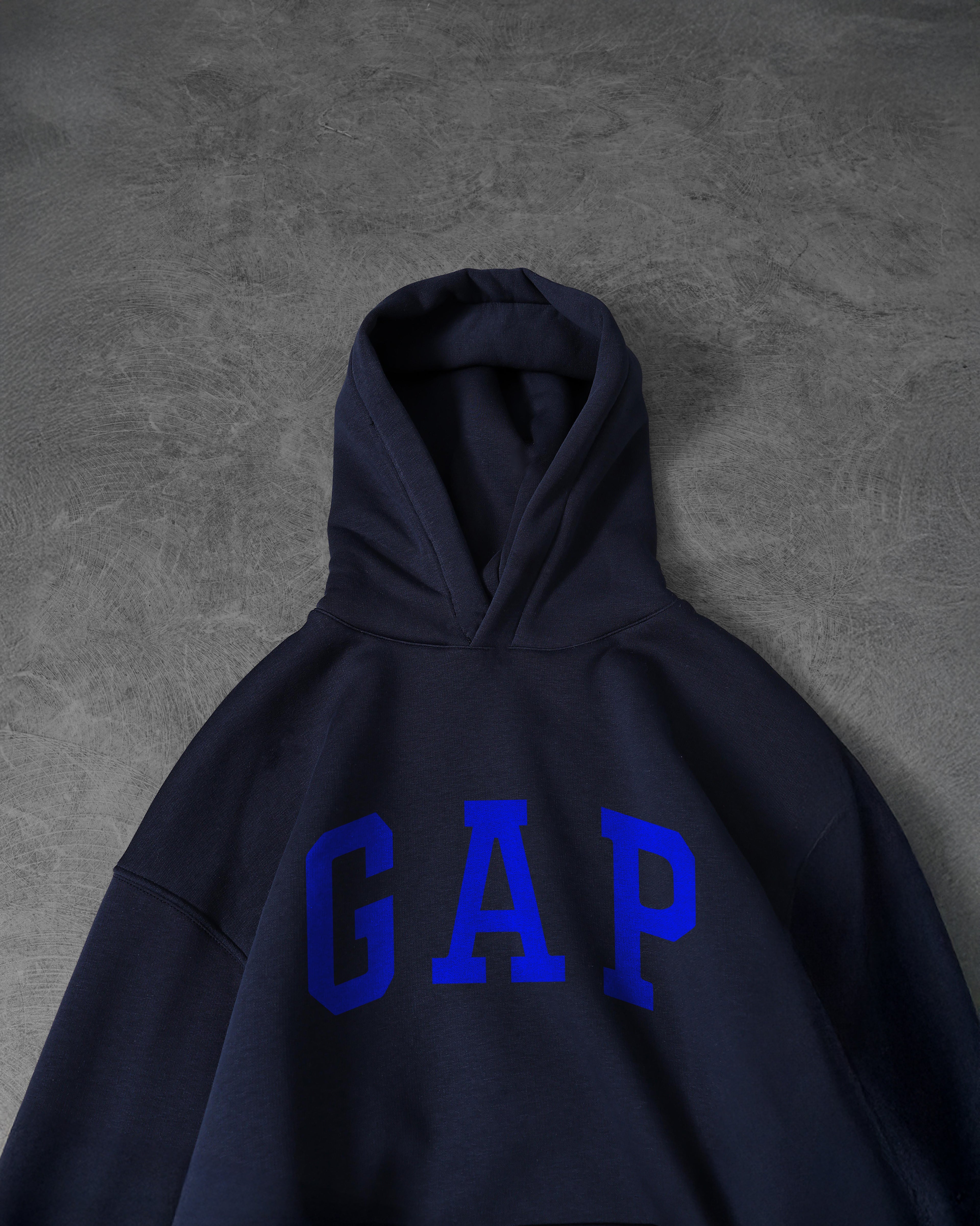 (GAP) OVERSIZE COTTON HOODIES (NAVY BLUE)