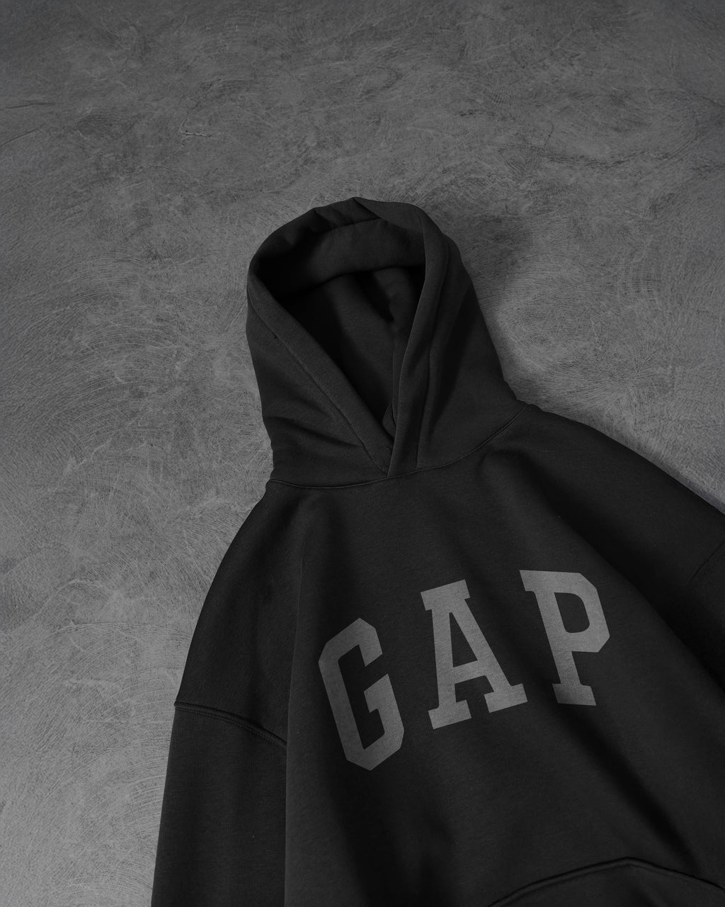 (GAP) OVERSIZE COTTON HOODIES (BLACK)